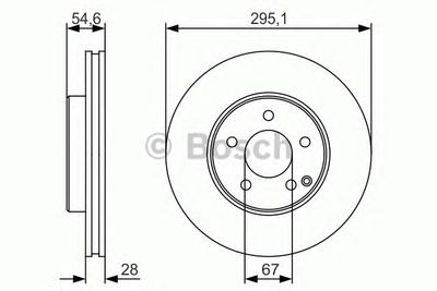 Тормозной диск BOSCH 0 986 479 R99