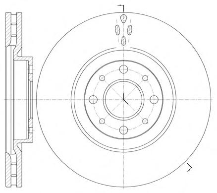 Тормозной диск ROADHOUSE