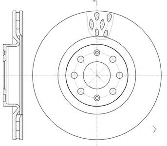 Тормозной диск ROADHOUSE 698210