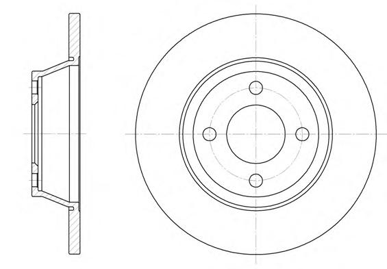 Тормозной диск ROADHOUSE