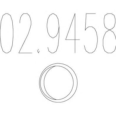 Прокладка, труба выхлопного газа MTS