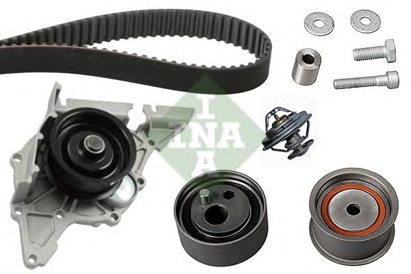 Водяной насос + комплект зубчатого ремня INA