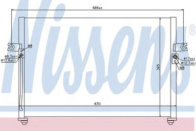 Конденсатор, кондиционер NISSENS 94038