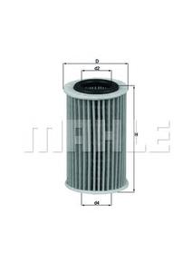 Масляный фильтр KNECHT OX209D