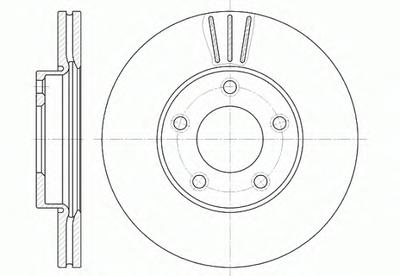 Тормозной диск ROADHOUSE 667110