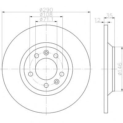 Тормозной диск TEXTAR