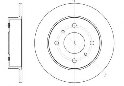 Тормозной диск ROADHOUSE 620000