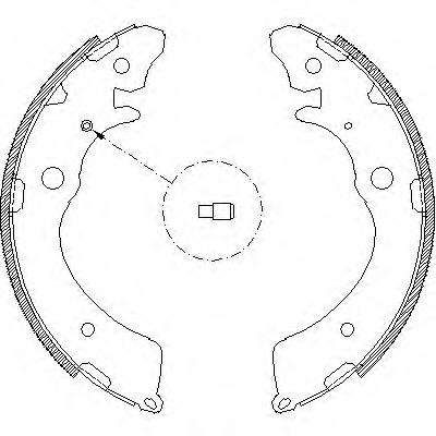 Комплект тормозных колодок ROADHOUSE