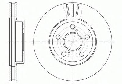 Тормозной диск ROADHOUSE 654010
