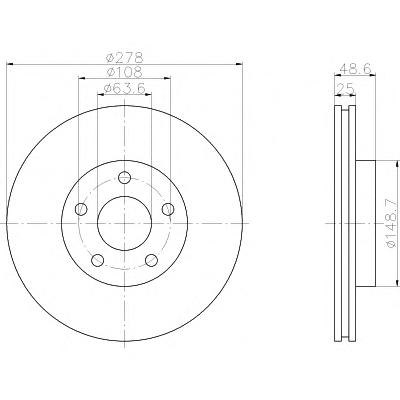 Тормозной диск TEXTAR