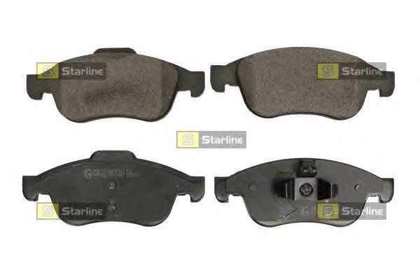 Комплект тормозных колодок, дисковый тормоз STARLINE