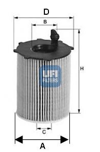 Масляный фильтр UFI