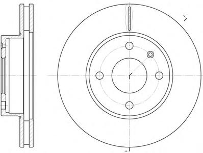 Тормозной диск ROADHOUSE 621510