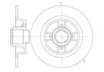 Тормозной диск ROADHOUSE 669800