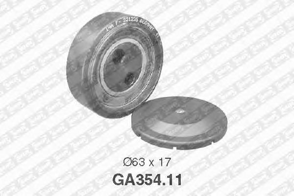 Натяжной ролик, поликлиновой  ремень SNR