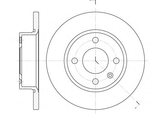 Тормозной диск ROADHOUSE