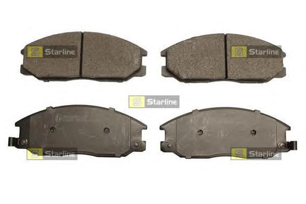 Комплект тормозных колодок, дисковый тормоз STARLINE