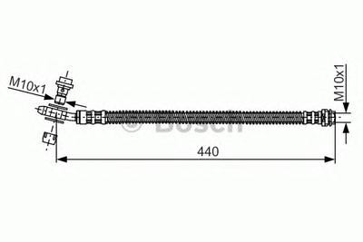 Тормозной шланг BOSCH 1 987 481 175