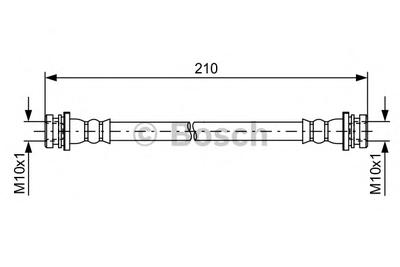 Тормозной шланг BOSCH 1 987 481 628