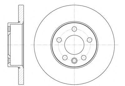 Тормозной диск ROADHOUSE 655000