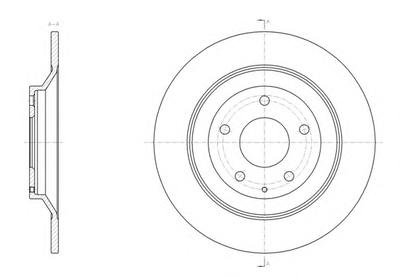 Тормозной диск ROADHOUSE 6151800