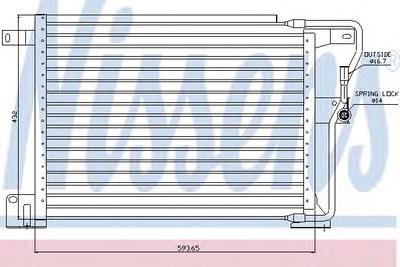 Конденсатор, кондиционер NISSENS 94346