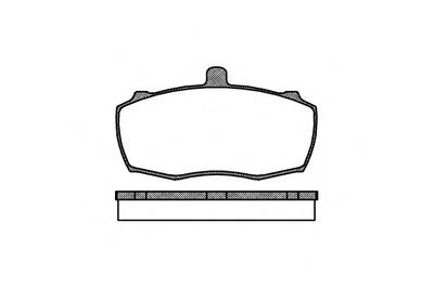 Комплект тормозных колодок, дисковый тормоз ROADHOUSE 215900