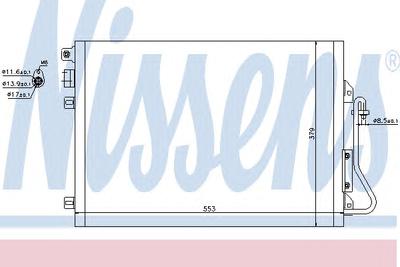 Конденсатор, кондиционер NISSENS 94439