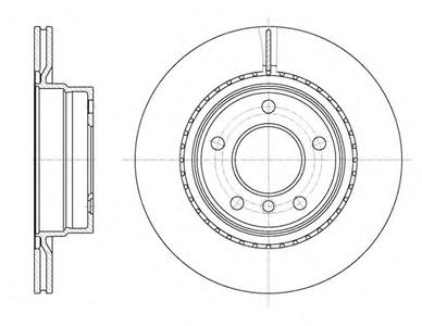 Тормозной диск ROADHOUSE 6123110