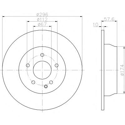 Тормозной диск TEXTAR
