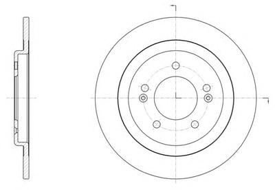 Тормозной диск ROADHOUSE 6150600