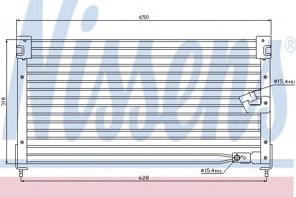 Конденсатор, кондиционер NISSENS