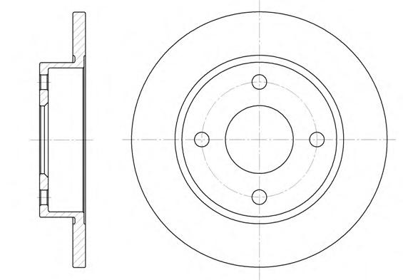 Тормозной диск ROADHOUSE