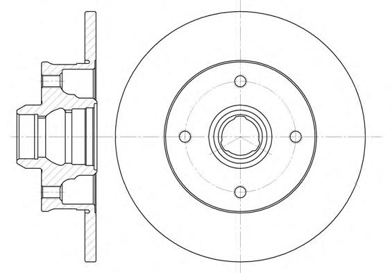 Тормозной диск ROADHOUSE
