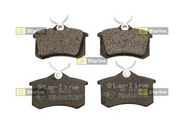 Комплект тормозных колодок, дисковый тормоз STARLINE