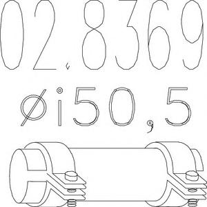 Соединительные элементы, система выпуска MTS 02.8369