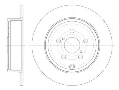 Тормозной диск ROADHOUSE 670000