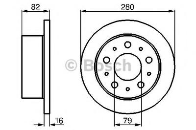 Тормозной диск BOSCH 0 986 479 066