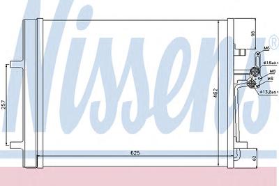 Конденсатор, кондиционер NISSENS 940044