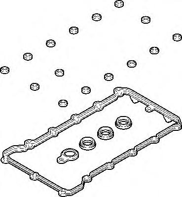 Комплект прокладок, крышка головки цилиндра ELRING