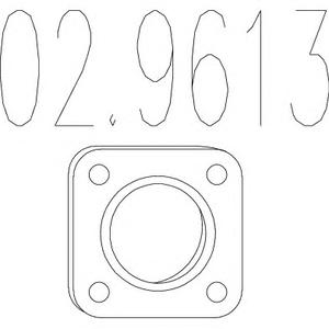 Прокладка, труба выхлопного газа MTS 02.9613