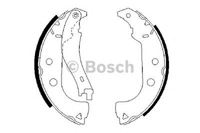 Комплект тормозных колодок BOSCH 0 986 487 629