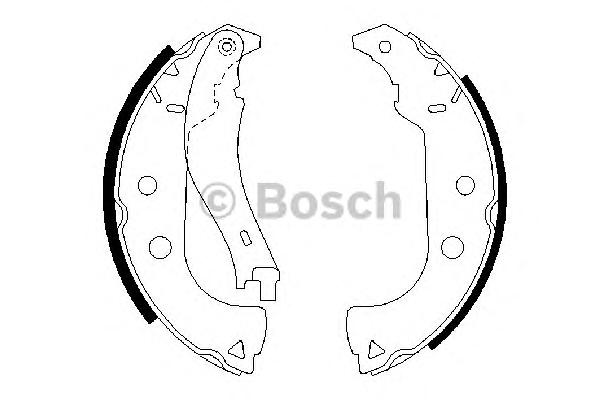 Комплект тормозных колодок BOSCH
