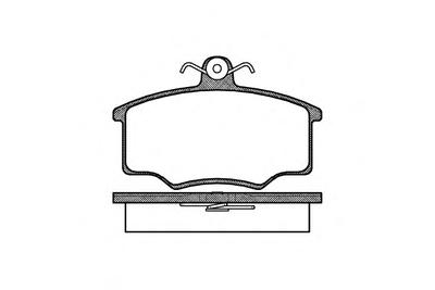Комплект тормозных колодок, дисковый тормоз ROADHOUSE 204600
