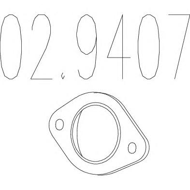 Прокладка, труба выхлопного газа MTS