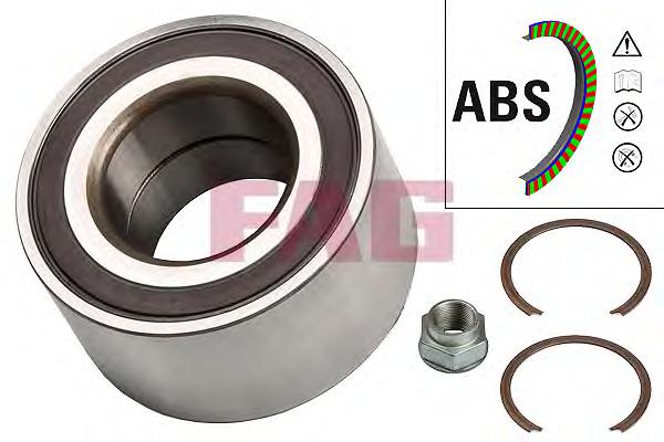 Комплект подшипника ступицы колеса FAG