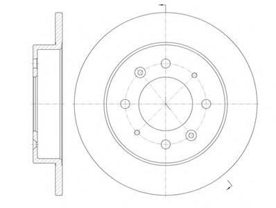 Тормозной диск ROADHOUSE 687400