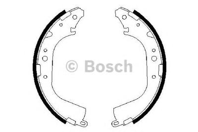 Комплект тормозных колодок BOSCH 0 986 487 354