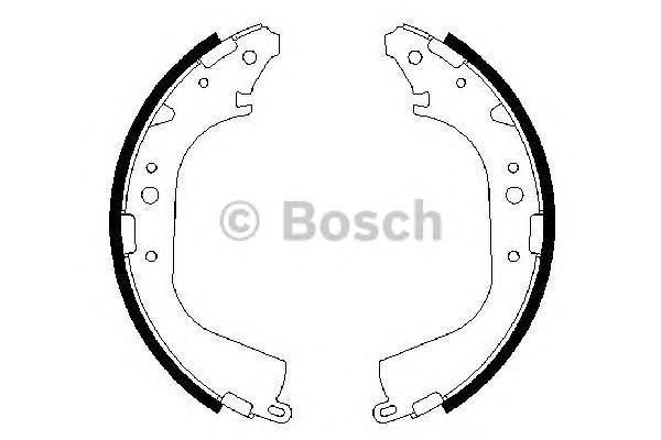 Комплект тормозных колодок BOSCH
