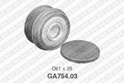 Механизм свободного хода генератора SNR GA754.03